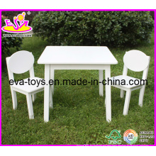 Hot New Product for 2015 Wooden Table and Chair, Cheap Children Table and Chair Set Toys, Hot Sale Wooden Toy Table Chair W08g037